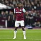 Michail Antonio a realizar o seu último jogo antes do acidente