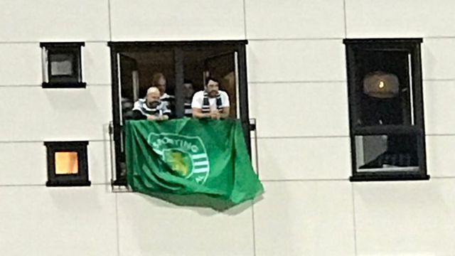 Uma janela para o treino do Sporting