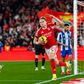 Schjelderup festeja o primeiro golo do Benfica no clássico de domingo frente ao FC Porto