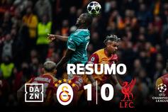 Galatasaray vulgariza Liverpool perdido em Istambul (resumo)