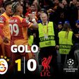 Galatasaray só precisou de sete minutos para surpreender o Liverpool