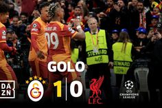 Galatasaray só precisou de sete minutos para surpreender o Liverpool