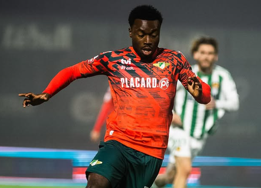 Nile John, médio que o Moreirense contratou ao Feirense em janeiro - Foto: D. R.