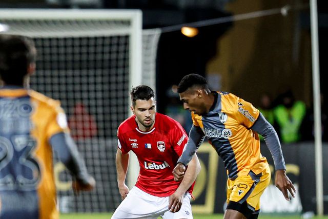 Pedro Pacheco estreou-se na Liga frente ao Vitória de Guimarães. -Foto: SANTA CLARA