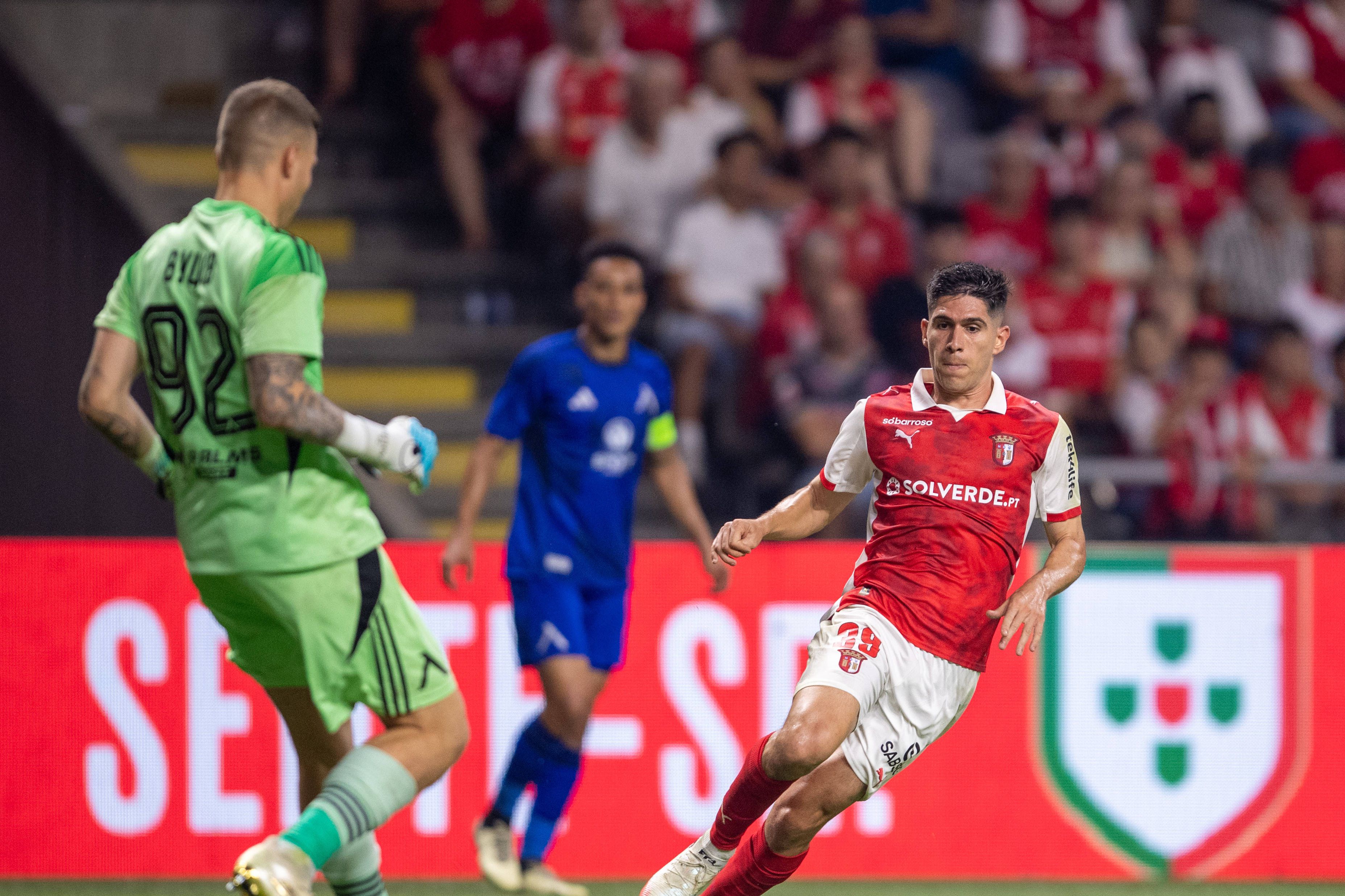 Fran Navarro marcou, diante do Levski Sofia, o primeiro golo desta caminhada internacional dos bracarenses