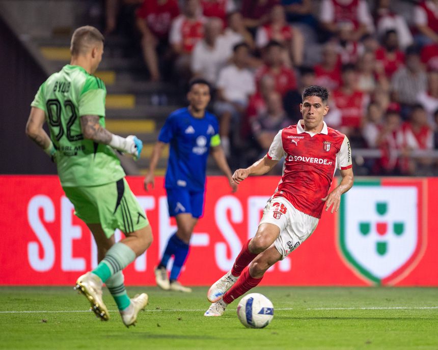 Fran Navarro marcou, diante do Levski Sofia, o primeiro golo desta caminhada internacional dos bracarenses