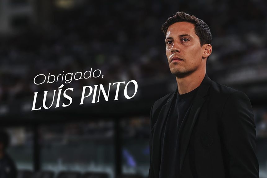 Luís Pinto sai do Vitória de Guimarães - Foto: Vitória de Guimarães