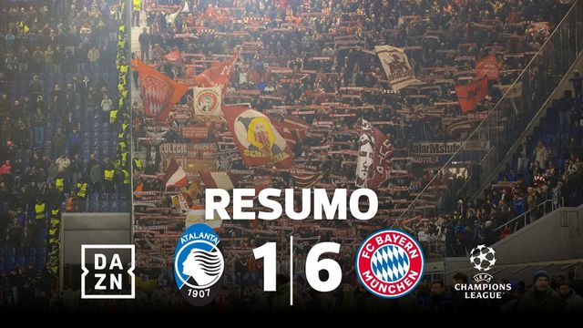 Aí está um candidato a vencer a Champions: Bayern cilindra Atalanta (resumo)