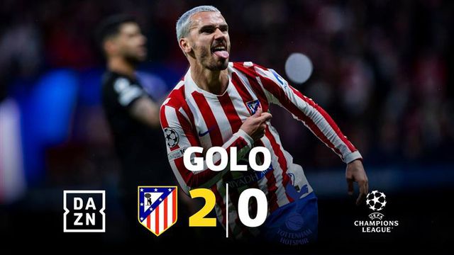 Festival de amadorismo do Tottenham abre porta do golo ao Atlético