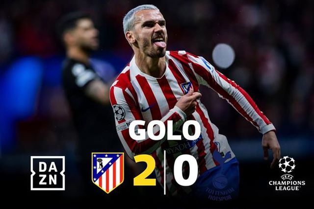 Festival de amadorismo do Tottenham abre porta do golo ao Atlético
