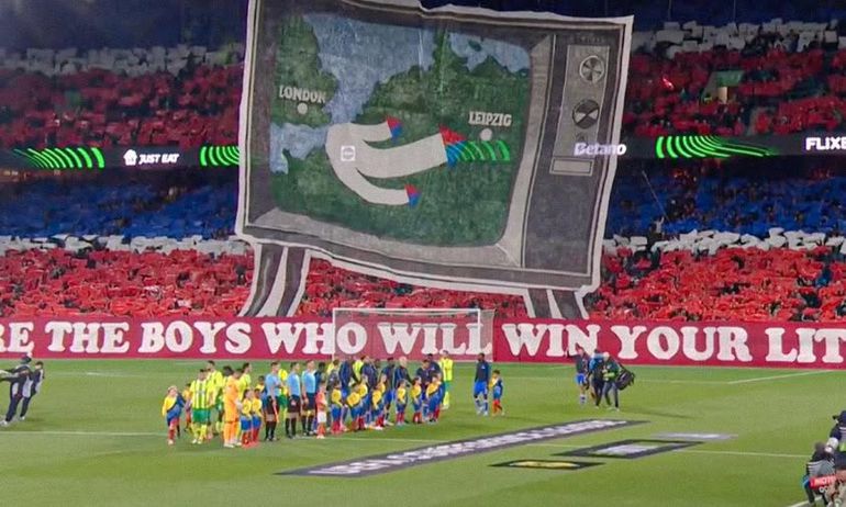 Crystal Palace-AEK Larnaca (Liga Conferência, 23 de outubro de 2025)
Anúncio da marcha rumo a Leipzig, onde a final da Conference League de 2025-26 será realizada em maio.
FOTO: FACEBOOK