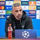 Rui Borges durante a conferência de imprensa de antevisão do jogo da 1.ª mão dos oitavos de final com o Bodo/Glimt - Foto: IMAGO