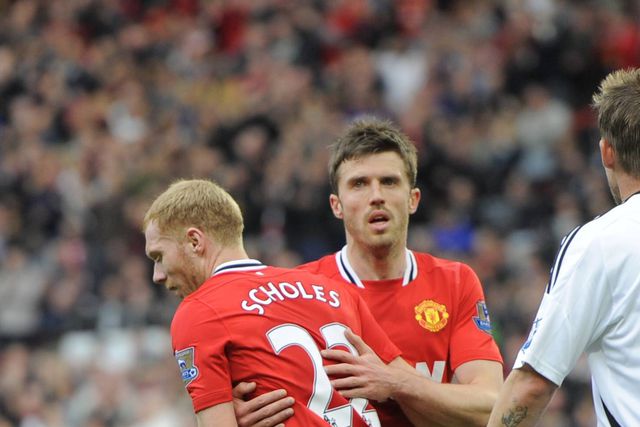 Paul Scholes e Michael Carrick foram companheiros de equipa no Man. United