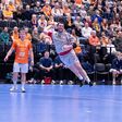 Na 1.ª volta, Benfica saiu de Kristianstad com uma vitória por 34-38       Fotografia EHF