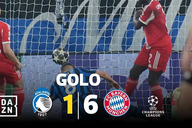 Pasalic marca o golo da honra da Atalanta em noite de goleada bávara