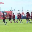 As imagens do treino do Benfica antes da receção ao Marselha