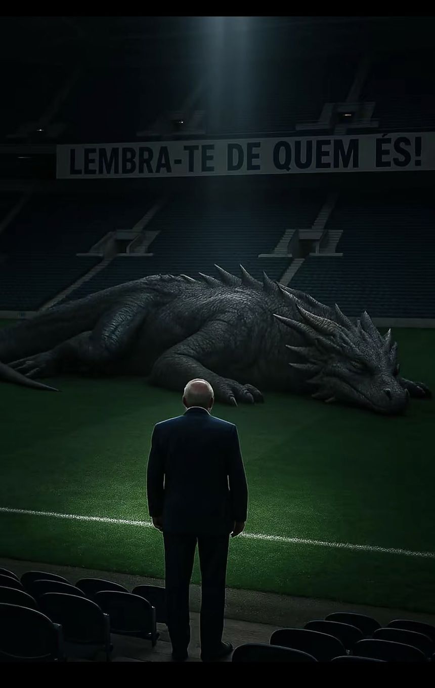 Super Dragões publicaram a imagem nas redes sociais