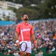 Novak Djokovic durante o torneio de Monte Carlo
