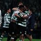 Sporting com fato de champions na Reboleira - Foto: SPORTING CP