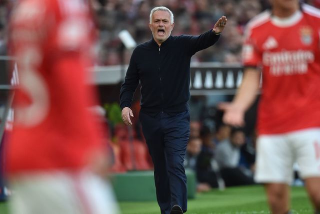 José Mourinho, treinador do Benfica (foto: Miguel Nunes)