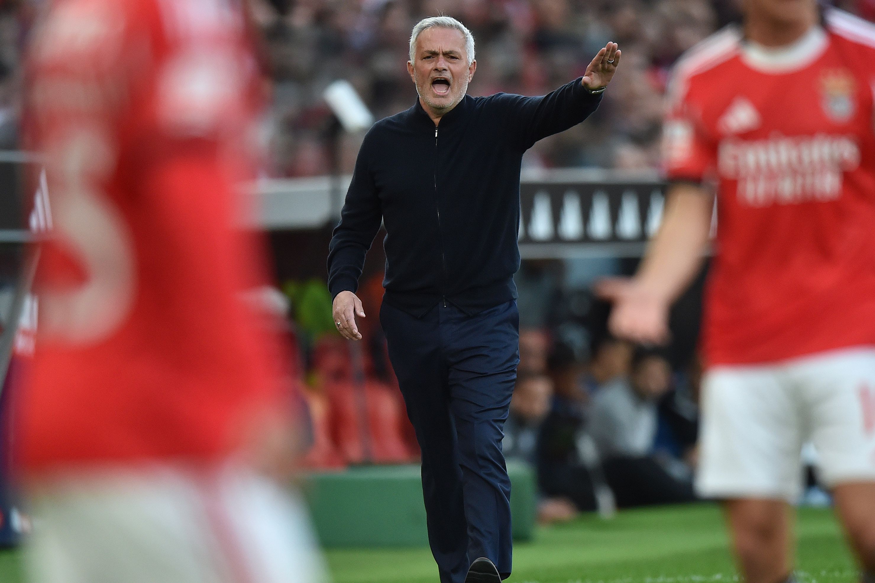 José Mourinho, treinador do Benfica (foto: Miguel Nunes)