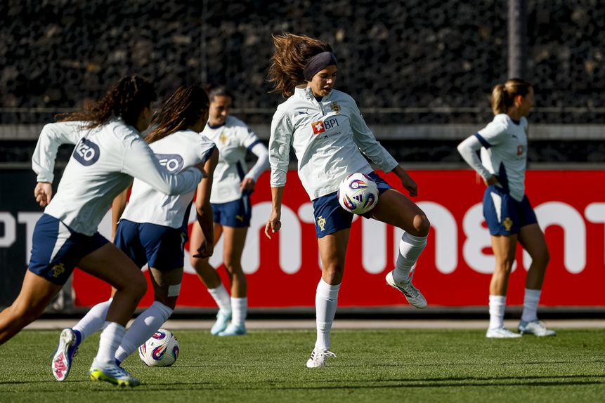 Andreia Jacinto, média de Portugal - Foto: FPF