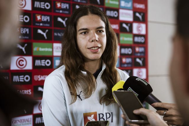 Andreia Jacinto, média de Portugal - Foto: FPF