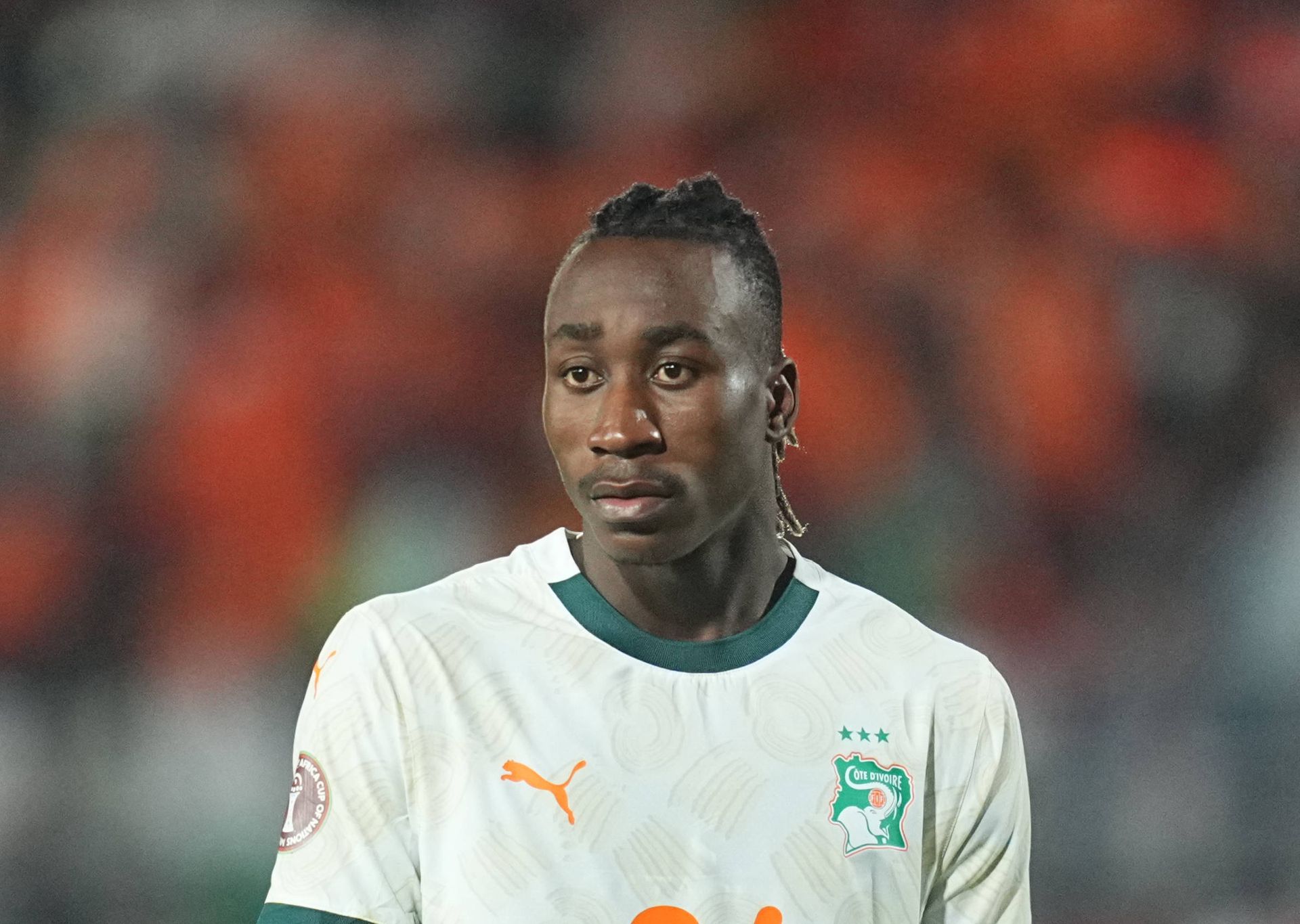 Yan Diomande (Costa do Marfim), extremo de 19 anos do RB Leipzig - Foto: IMAGO