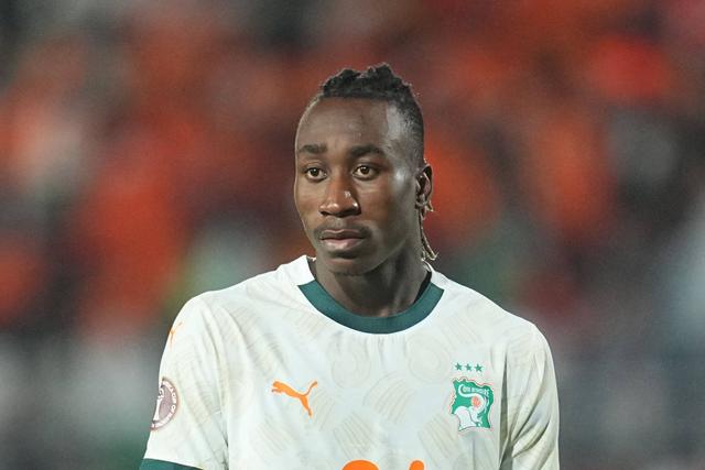 Yan Diomande (Costa do Marfim), extremo de 19 anos do RB Leipzig - Foto: IMAGO