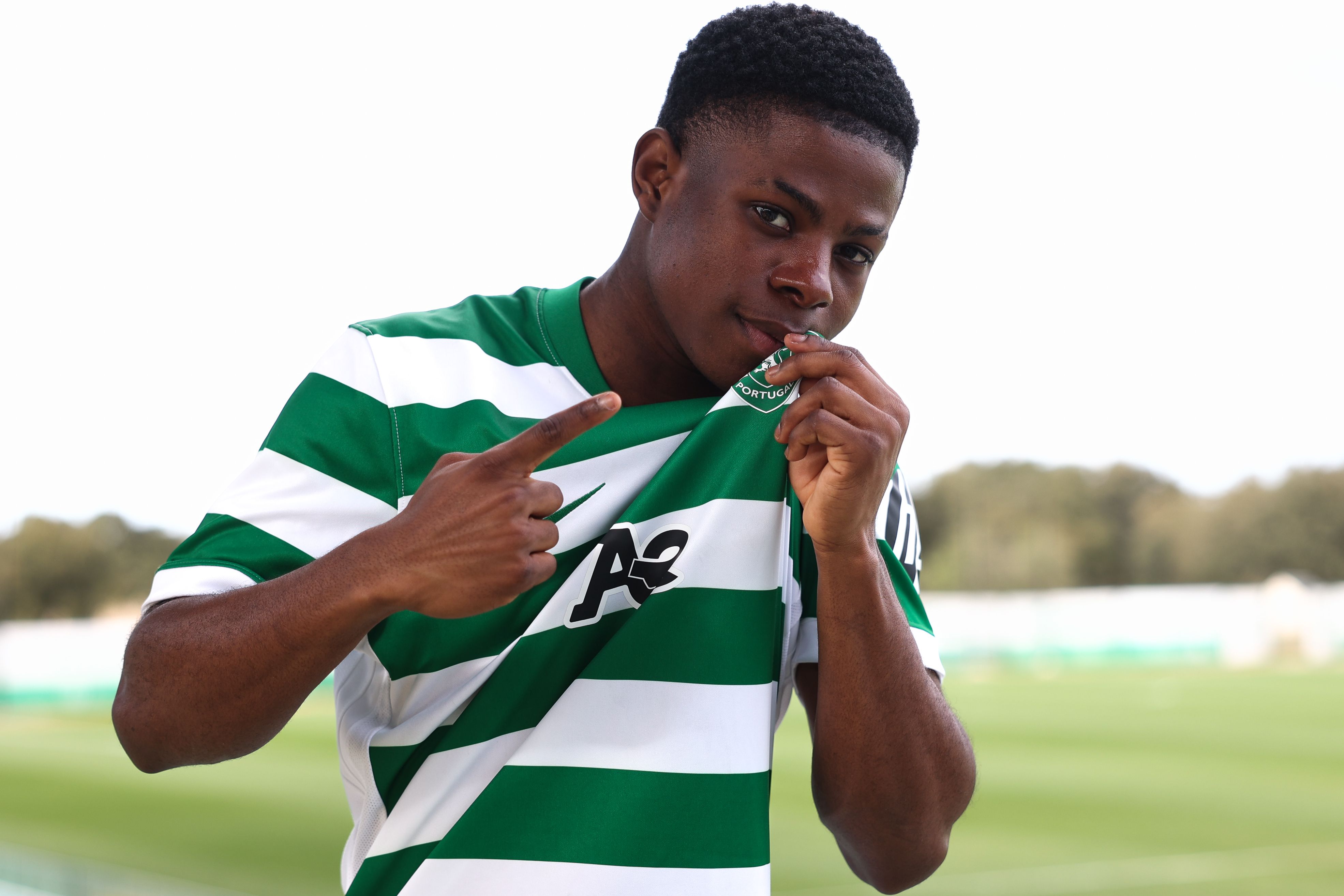 Paulo Rodrigues, de 16 anos, tem sido aposta forte nos sub-17 leoninos - Foto: SPORTING CP
