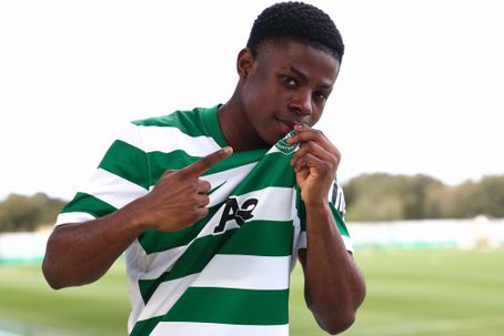 Paulo Rodrigues, de 16 anos, tem sido aposta forte nos sub-17 leoninos - Foto: SPORTING CP