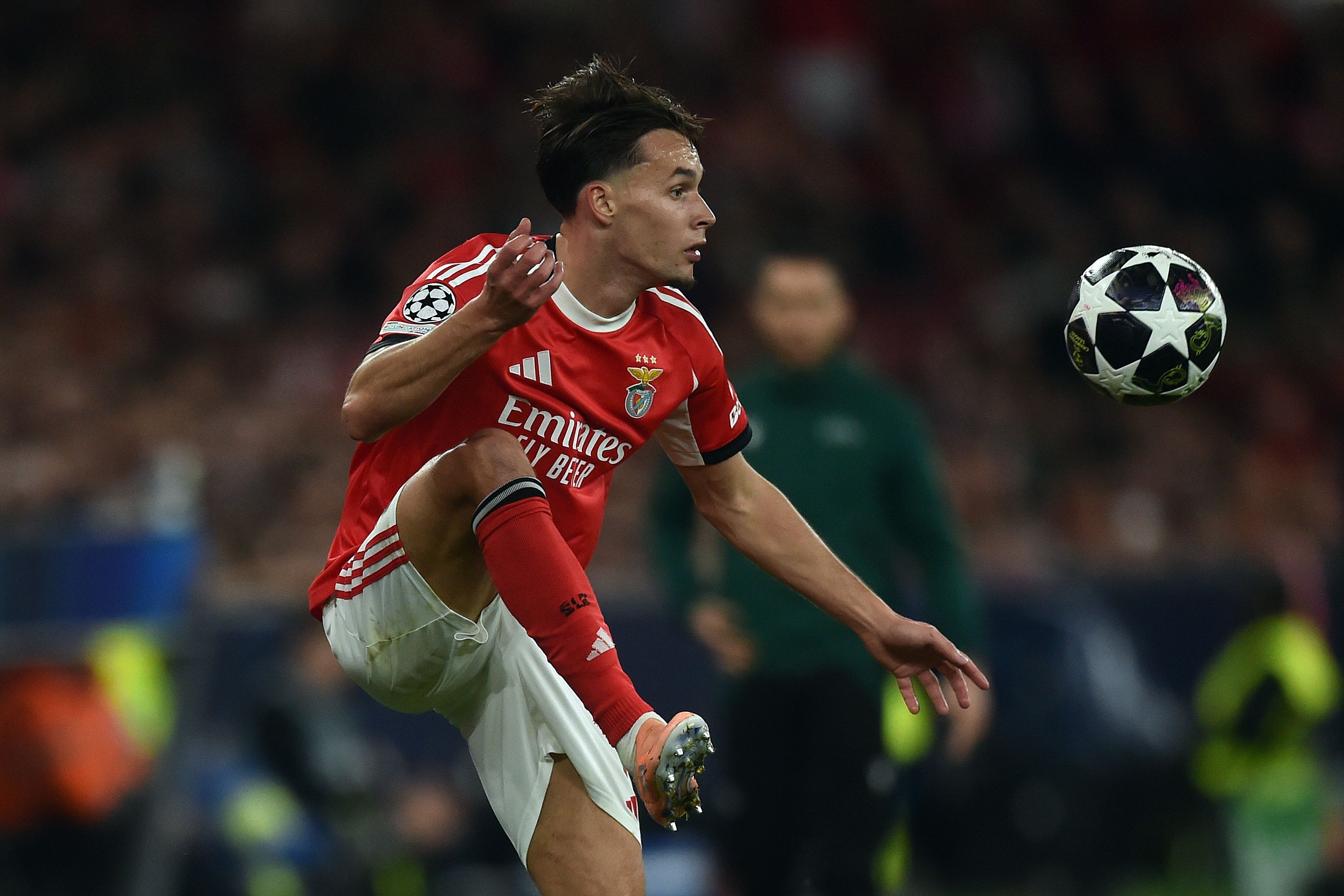 Amar Dedic, 23 anos, é o sétimo jogador mais utilizado esta época no Benfica — Foto: Miguel Nunes