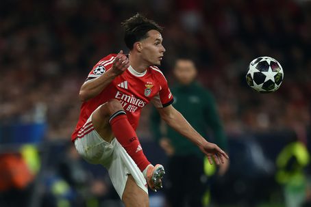 Amar Dedic, 23 anos, é o sétimo jogador mais utilizado esta época no Benfica — Foto: Miguel Nunes