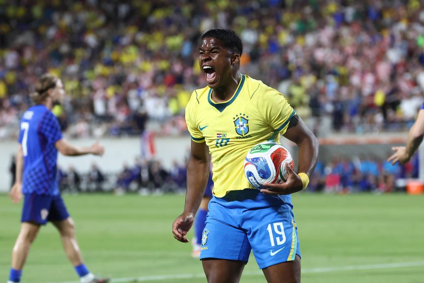 Endrick já soma 15 jogos pela seleção A da 'canarinha'