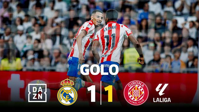 Ex-Atlético de Madrid gela o Bernabéu com golaço