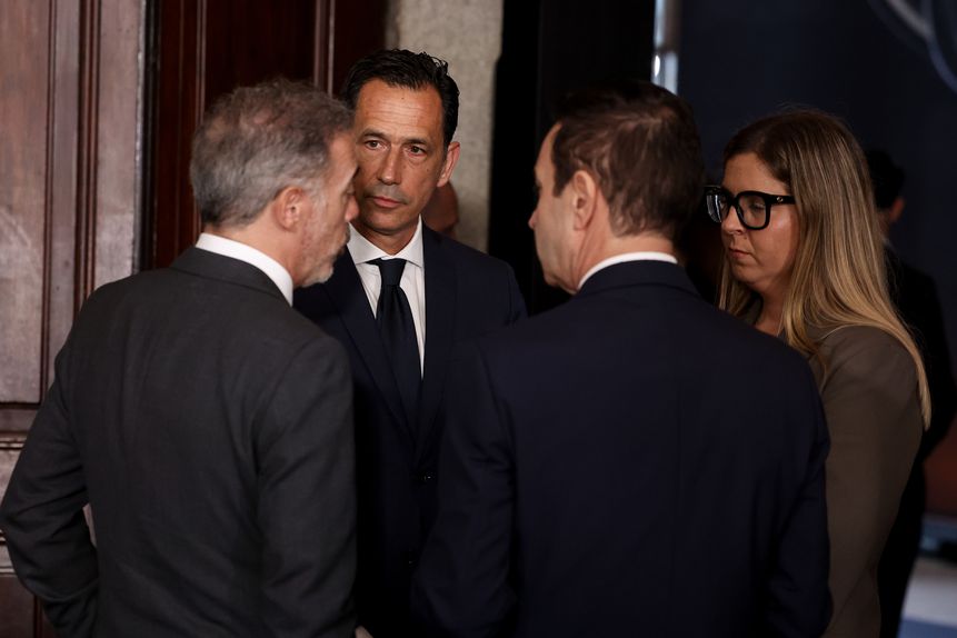 Pedro Proença ao lado de Pedro Duarte, Margarida Balseiro Lopes e António Salvador - Foto: FPF