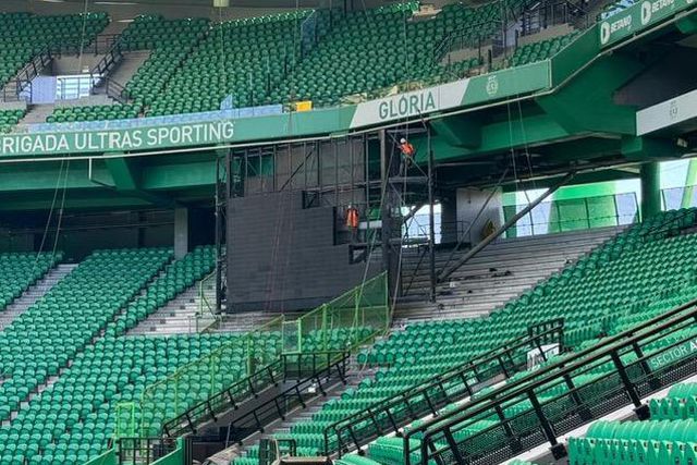 Sporting: novos ecrãs em Alvalade