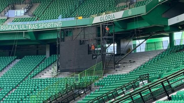 Sporting: novos ecrãs em Alvalade