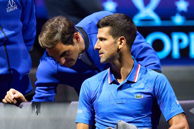 Roger Federer e Novak Djokovic na Laver Cup