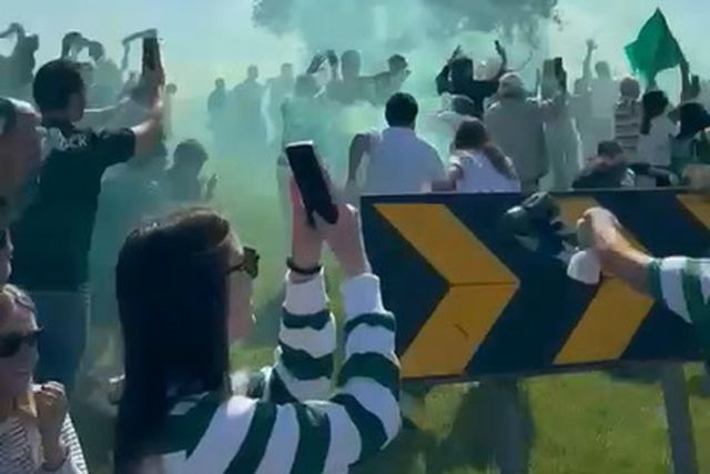 Loucura na saída do Sporting de Alcochete