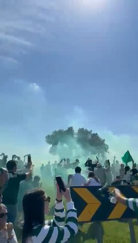 Loucura na saída do Sporting de Alcochete