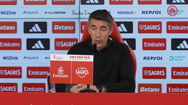 Treinador do Benfica assume responsabilidade pelo empate