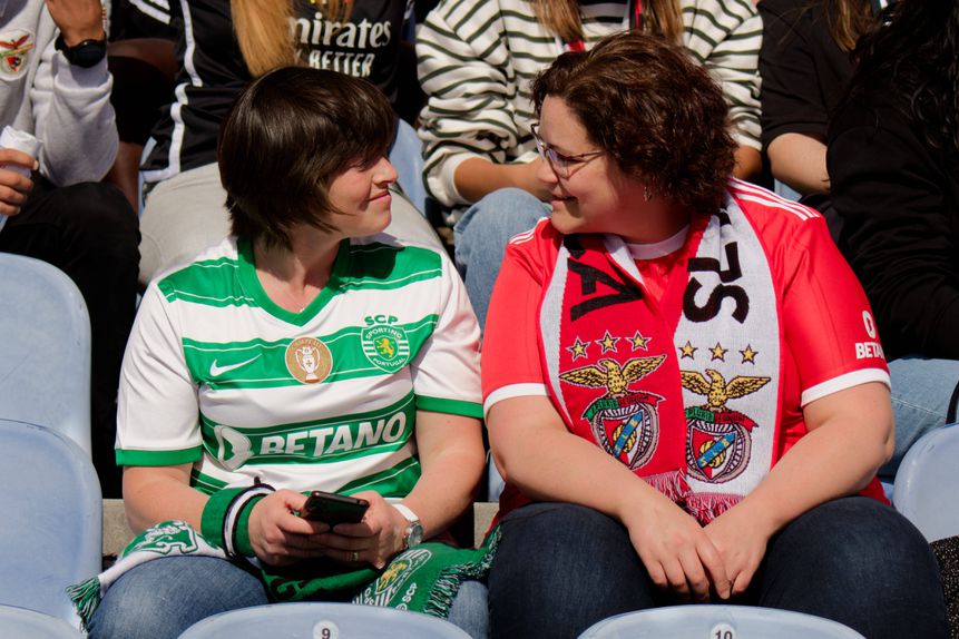 Adeptos de Sporting e Benfica