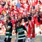 Hjulmand vê cartão amarelo no Benfica-Sporting (foto: Grafislab)