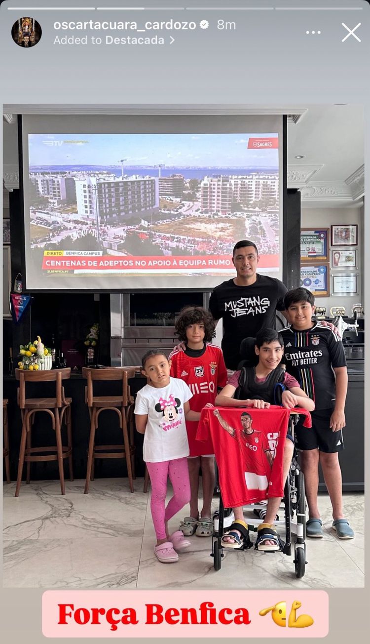 No Paraguai, Óscar 'Tacuara' Cardozo já está a postos para o dérbi