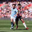 A estatística não fez tudo e o Man. City empatou com o Southampton