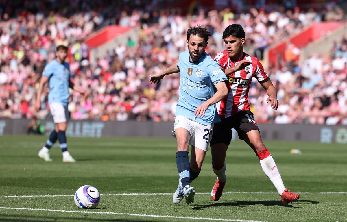 A estatística não fez tudo e o Man. City empatou com o Southampton