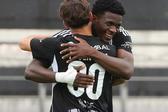 Idache marcou o golo que confirmou a promoção do Amarante - Foto: FPF