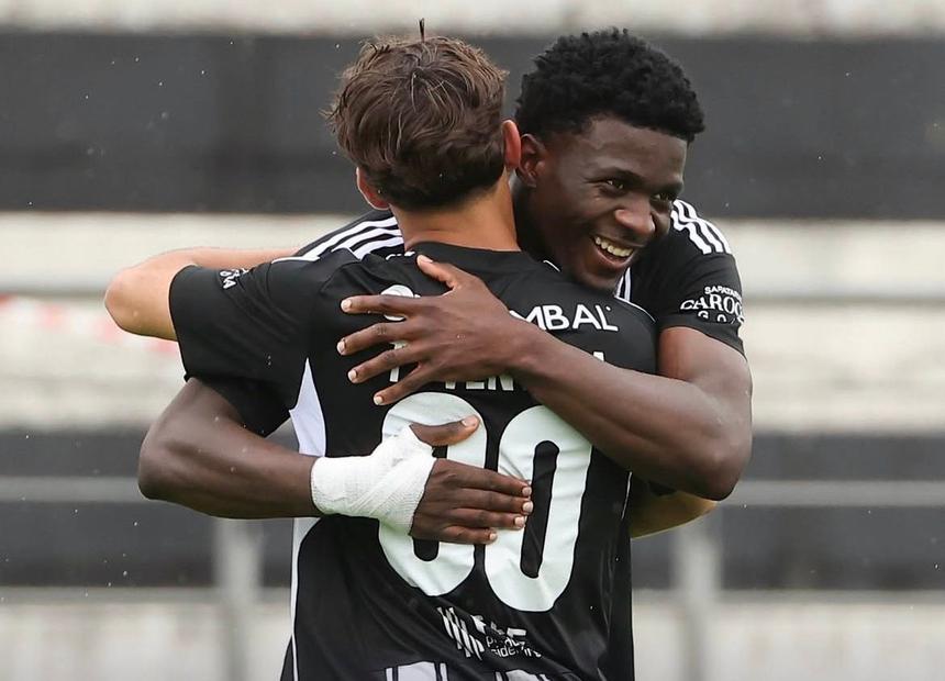 Idache marcou o golo que confirmou a promoção do Amarante - Foto: FPF