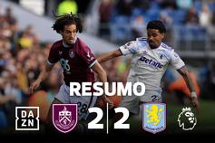 Aston Villa falha subida ao quarto lugar e desilude portugueses (resumo)